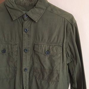 G-Star Raw Army Green button down